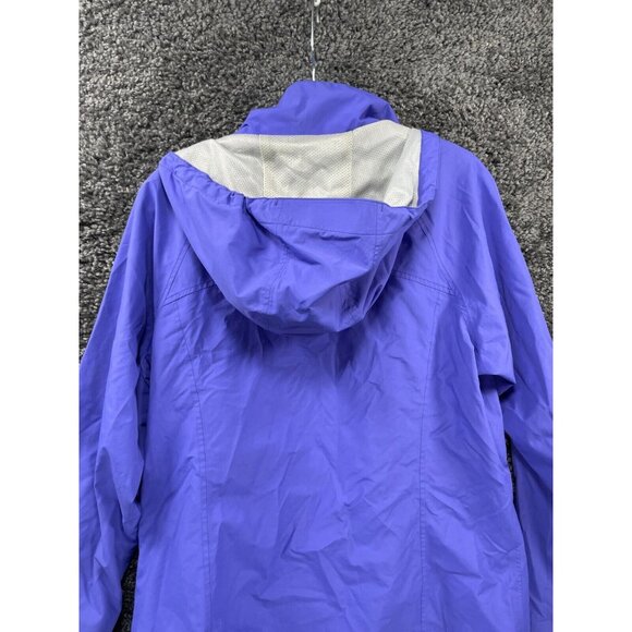 Eddie Bauer Windbreaker Jacket Womens Medium Purple Thermal Lined Weatheredge - Picture 13 of 16